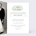 Invitation anniversaire mariage Tempo Intérieur Droit