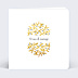Invitation anniversaire de mariage Oliviers Ocre