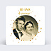 Invitation anniversaire de mariage Golden Dots
