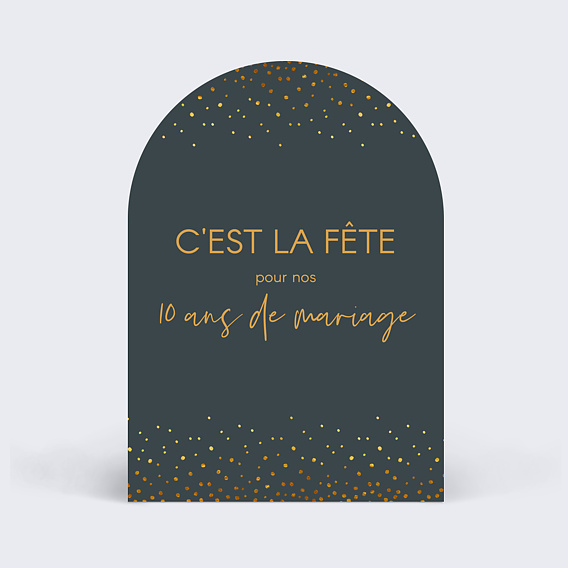 Invitation anniversaire mariage Élégance