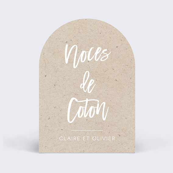 Invitation anniversaire mariage Jolie Typo