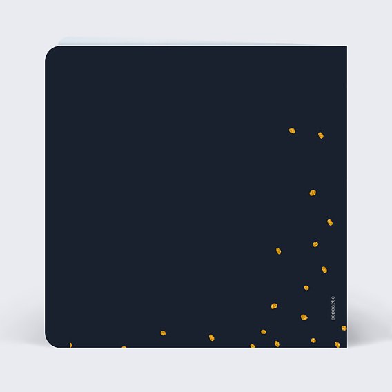 Invitation anniversaire mariage Poussière d'Étoiles Verso