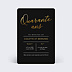 Invitation anniversaire mariage Quarante Chic