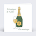 Invitation anniversaire mariage Champagne