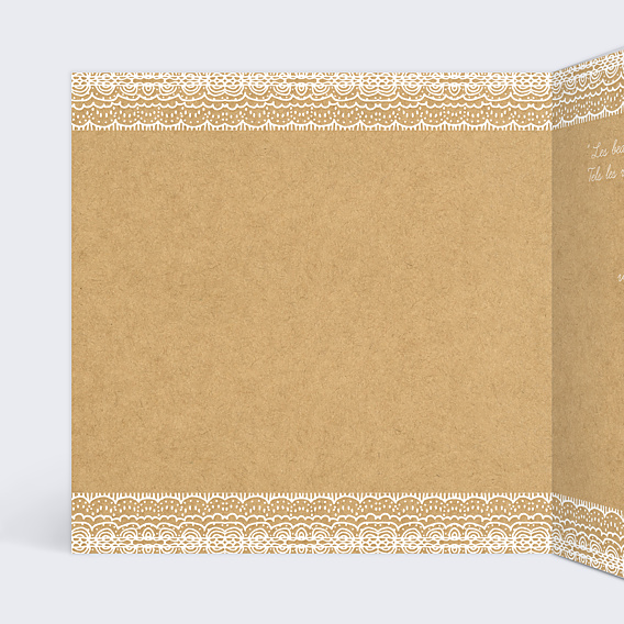 Invitation anniversaire de mariage Fleurs des Champs