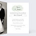 Invitation anniversaire mariage Tempo Intérieur Droit