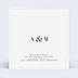 Invitation anniversaire de mariage Esperluette