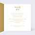 Invitation anniversaire de mariage Typo Ocre 