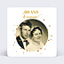 Invitation anniversaire de mariage Golden Dots