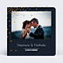 Invitation anniversaire de mariage Poussière d'Étoiles