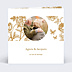 Invitation anniversaire de mariage Découpe Baroque