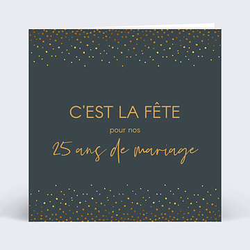 Invitation Anniversaire de Mariage Élégance