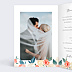 Invitation anniversaire de mariage Envolée Florale