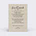 Invitation anniversaire de mariage Esprit Chiné