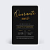 Invitation anniversaire de mariage Quarante Chic