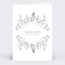 Invitation anniversaire de mariage Idylle