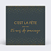 Invitation anniversaire mariage Élégance