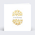 Invitation anniversaire mariage Oliviers Ocre