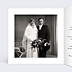 Invitation anniversaire de mariage Dorure Pois Graphiques