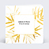 Invitation anniversaire de mariage Feuilles