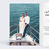 Invitation anniversaire mariage Jolie Typo Intérieur Gauche