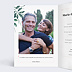 Invitation anniversaire mariage Luxe Intérieur Gauche