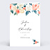 Invitation anniversaire mariage Envolée Florale