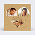 Invitation anniversaire de mariage Cœur Familial