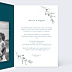 Invitation anniversaire de mariage Idylle