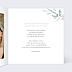 Invitation anniversaire mariage Couronne Fleurie Intérieur Droit