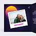 Invitation anniversaire de mariage Années 80
