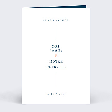 Invitation Anniversaire de Mariage Caractère