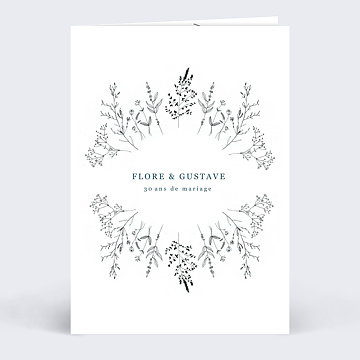 Invitation Anniversaire de Mariage Idylle