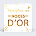 Invitation anniversaire de mariage Fête Ocre