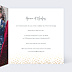 Invitation anniversaire mariage Élégance Intérieur Droit