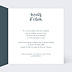 Invitation anniversaire mariage Typo Étain Intérieur Droit