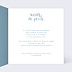 Invitation anniversaire mariage Typo Perle Intérieur Droit