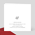 Invitation anniversaire mariage Découpe Couronnée Verso