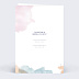 Invitation anniversaire de mariage Nébuleuse