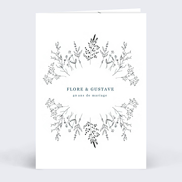 Invitation Anniversaire de Mariage Idylle