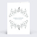 Invitation anniversaire de mariage Idylle