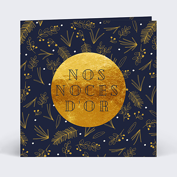 Invitation Anniversaire de Mariage Champêtre