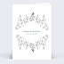 Invitation anniversaire de mariage Idylle