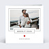 Invitation anniversaire de mariage Découpe Love Letter