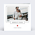 Invitation anniversaire de mariage Découpe Love Letter