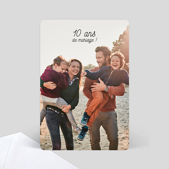 Invitation Anniversaire de Mariage Tirets