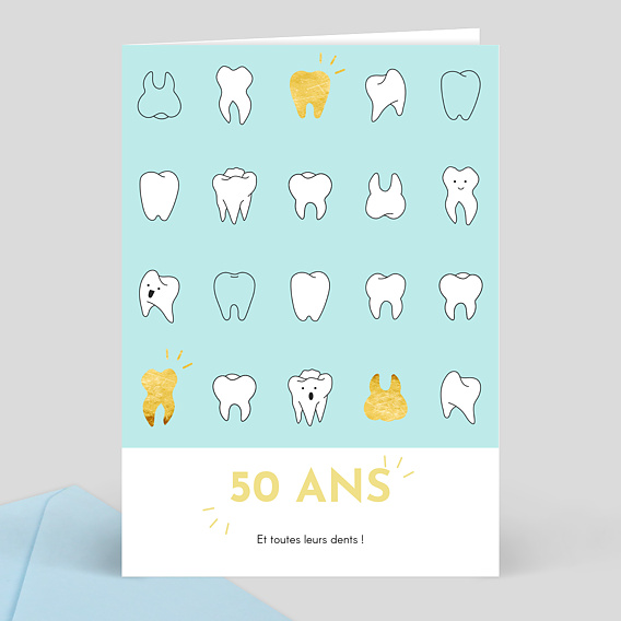 Invitation Anniversaire de Mariage Toutes leurs dents