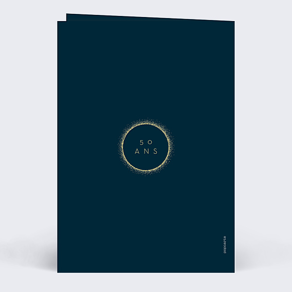 Invitation Anniversaire Adulte Halo Lumineux