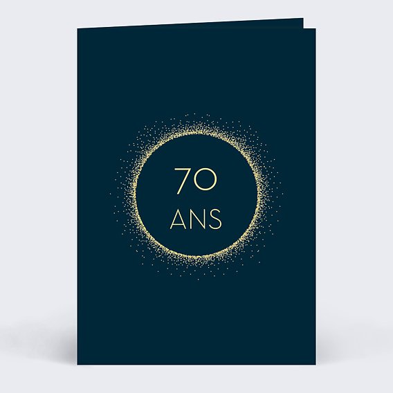 Invitation anniversaire Halo Lumineux
