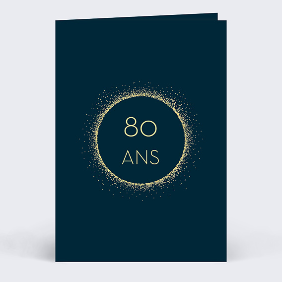 Invitation anniversaire Halo Lumineux